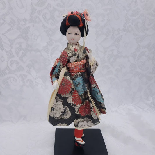 Misae Haunted Doll ~ 16" Antique Stockinette Geisha Vessel ~ Paranormal ~ Spring Goddess Vibes ~ Good Energies