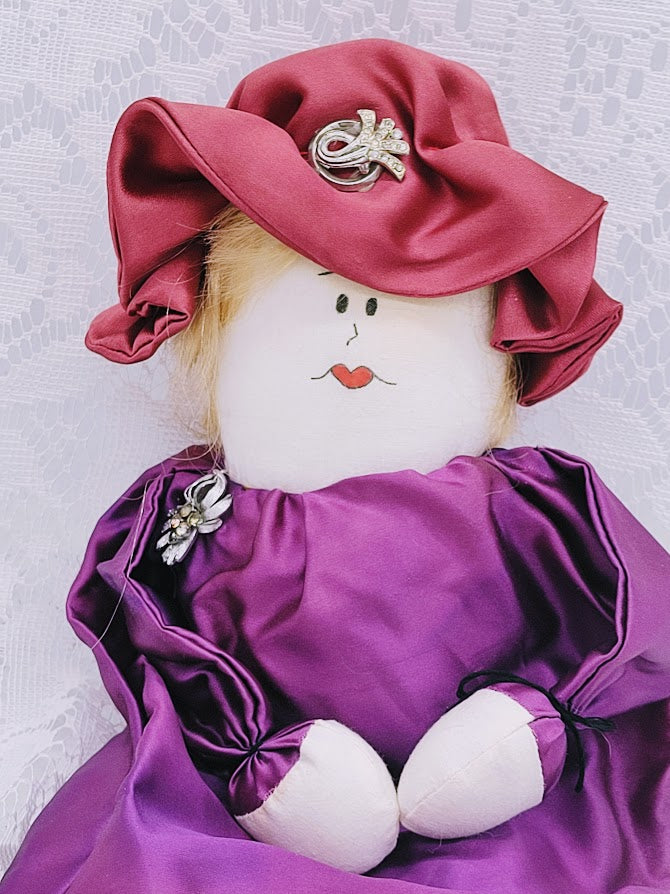 NO Reserves Gladys Haunted Doll ~ 14" Cloth OOAK Handmade Doll ~ Paranormal ~ Appalachian Folk Magick ~ Weather Witch ~ Guardian