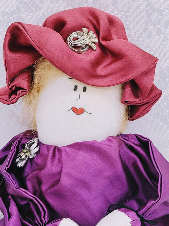 NO Reserves Gladys Haunted Doll ~ 14" Cloth OOAK Handmade Doll ~ Paranormal ~ Appalachian Folk Magick ~ Weather Witch ~ Guardian