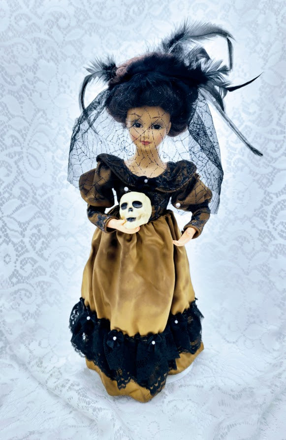 NoReservesMarie-ThérèseHauntedDoll~17"OOAKPlasticJointedVessel~Paranormal~Cartomancy~SecretLesbian~PsychicMedium