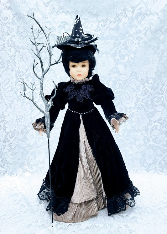 No Reserves Embla Haunted Doll ~ 18"OOAK Witch Vessel ~ Paranormal  ~ Huldra Spirit ~ Seiðr Magick ~ Forest Witch/Guardian