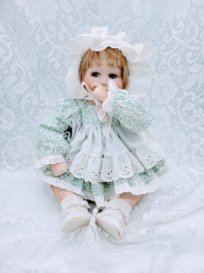 Margie Haunted Doll ~ 21" Handmade Thumb Sucking Bisque Vessel ~ Paranormal ~ Clingy ~ Emotionally Needy ~ Seeks REAL FAMILY