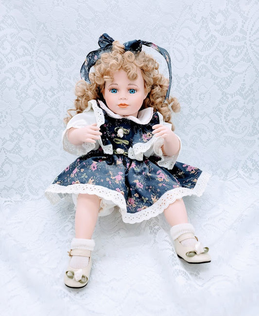 Jessica Haunted Doll ~ 18" Porcelain Shelf-Sitter Vessel ~ Paranormal ~ REHOME ~ VERY ACTIVE ~ Child Spirit ~ Positive Kid