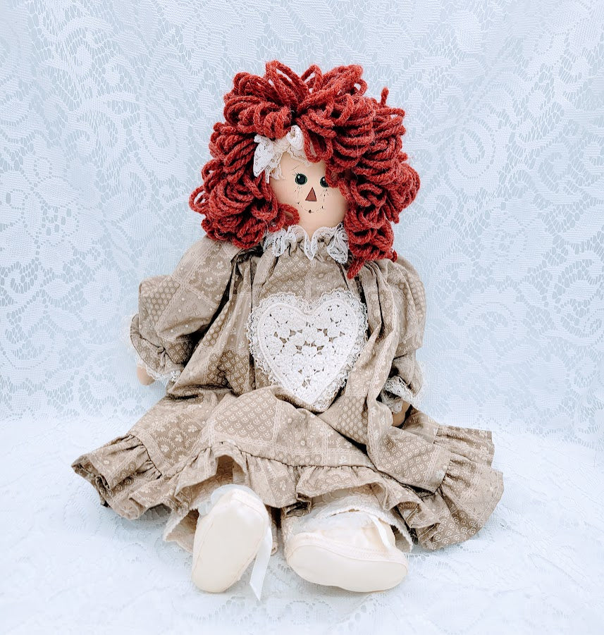 Barbara Haunted Doll ~ 22" Handmade Raggedy Ann Style Clown Girl Vessel ~ Paranormal ~ Strange and Unusual ~ Kind of Spooky