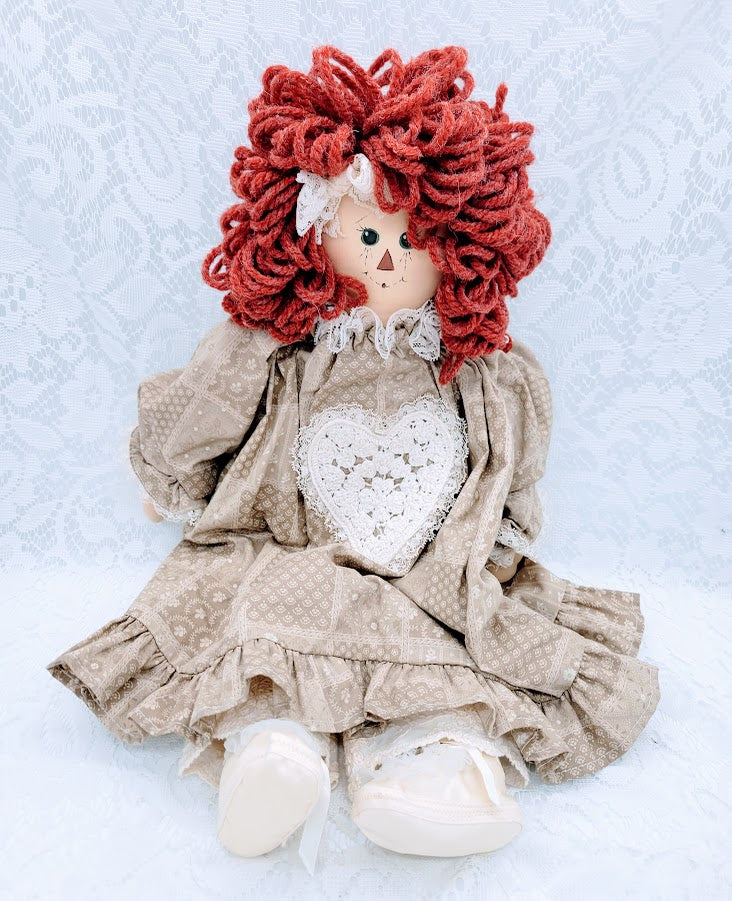 Barbara Haunted Doll ~ 22" Handmade Raggedy Ann Style Clown Girl Vessel ~ Paranormal ~ Strange and Unusual ~ Kind of Spooky