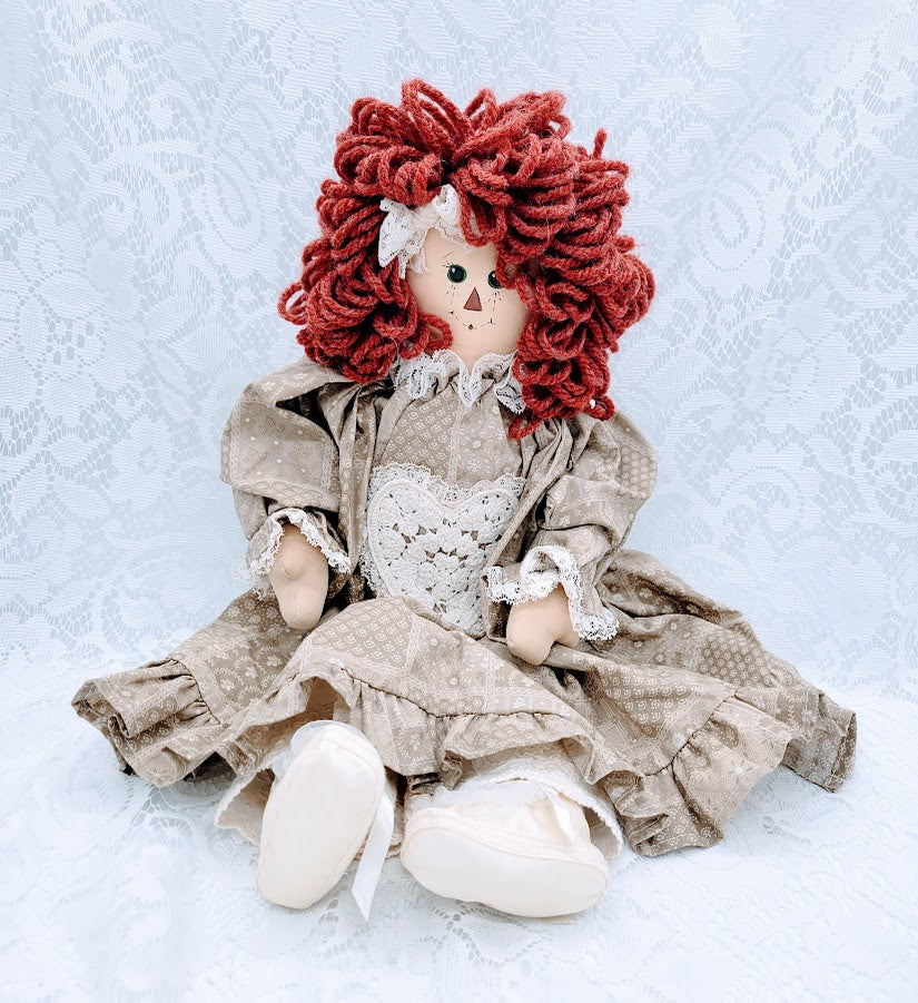 Barbara Haunted Doll ~ 22" Handmade Raggedy Ann Style Clown Girl Vessel ~ Paranormal ~ Strange and Unusual ~ Kind of Spooky