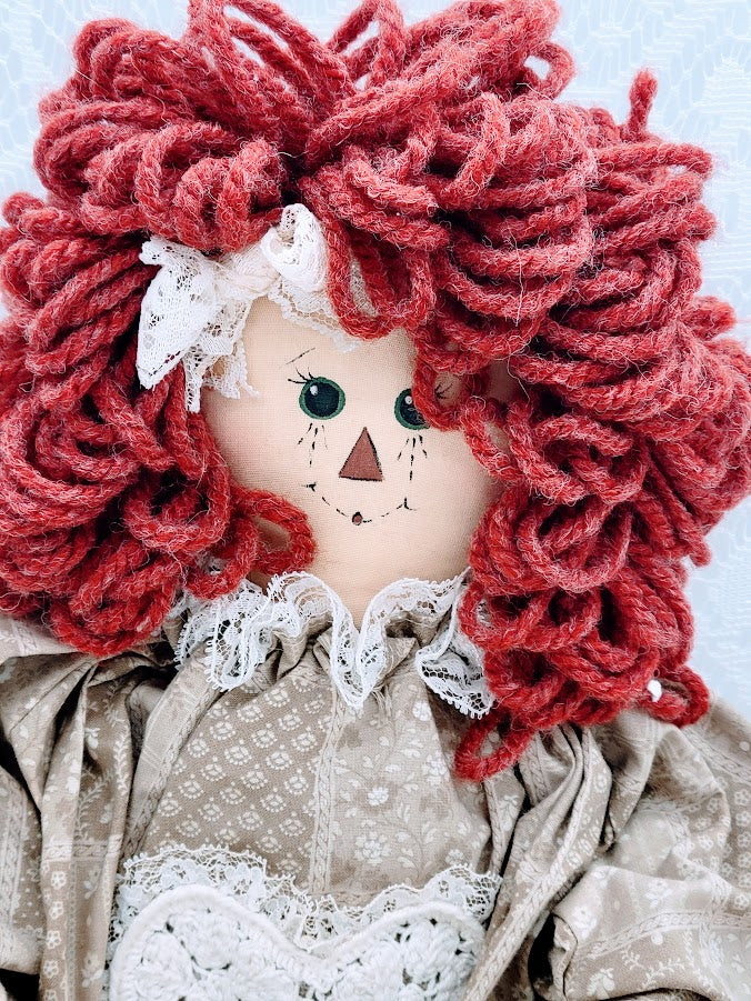 Barbara Haunted Doll ~ 22" Handmade Raggedy Ann Style Clown Girl Vessel ~ Paranormal ~ Strange and Unusual ~ Kind of Spooky