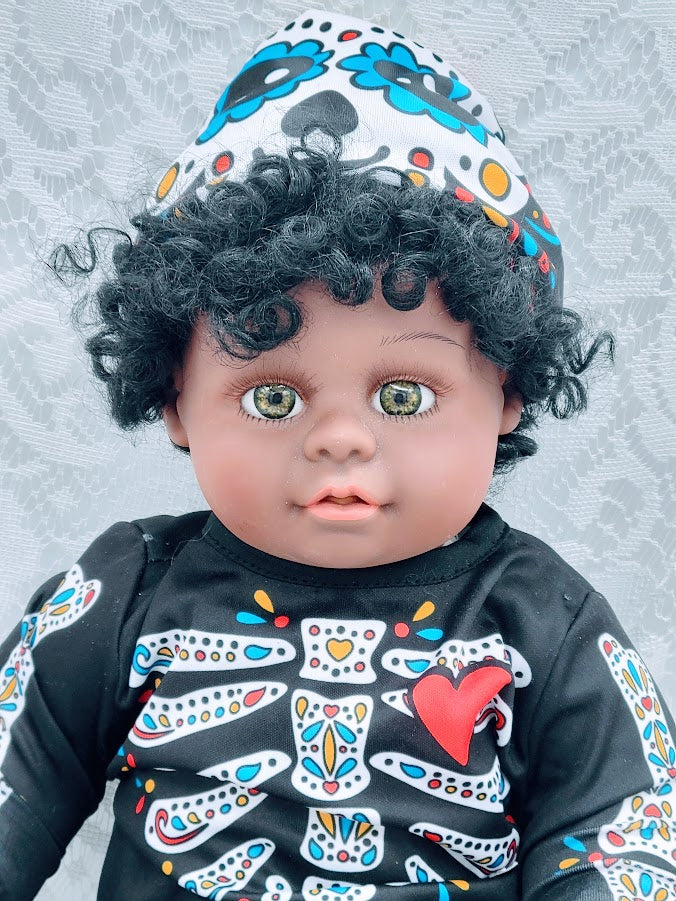 William Haunted Doll ~ 24" Vinyl African American Toddler Vessel ~ Paranormal ~ Troubled Kid ~ Trauma ~ Mommy Issues ~ Needs LOVE