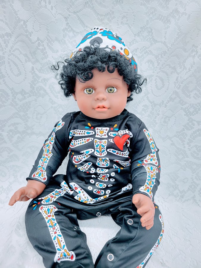 William Haunted Doll ~ 24" Vinyl African American Toddler Vessel ~ Paranormal ~ Troubled Kid ~ Trauma ~ Mommy Issues ~ Needs LOVE