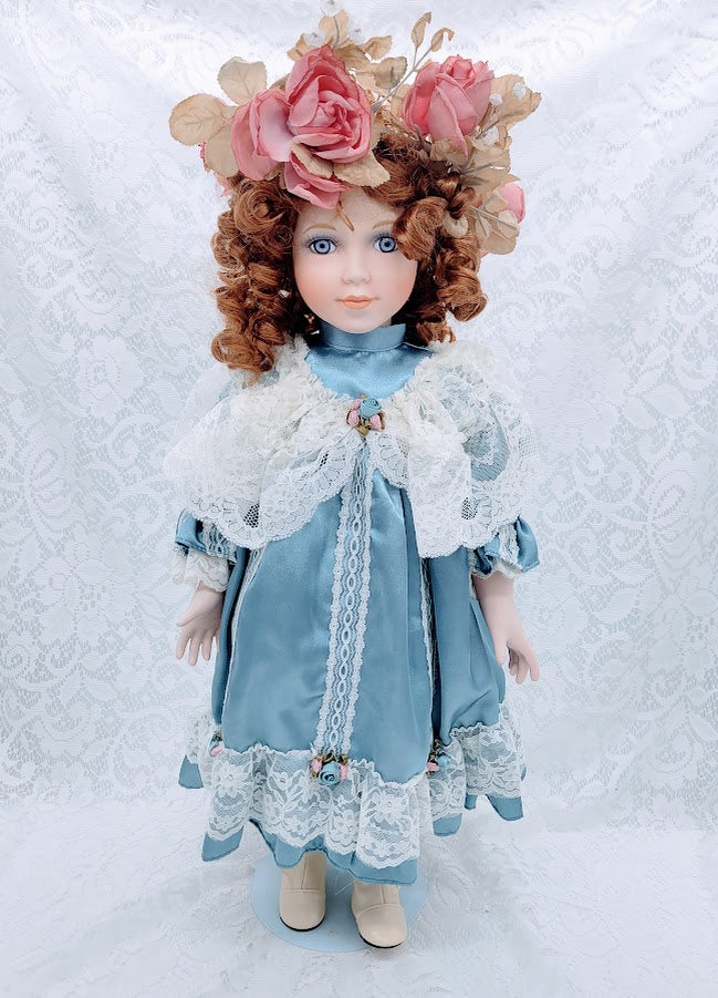 Leigh Haunted Doll ~  22" Porcelain Vessel ~ Paranormal ~ Otherworldly ~ Fairy-Like ~ Celtic Energies ~ Magick