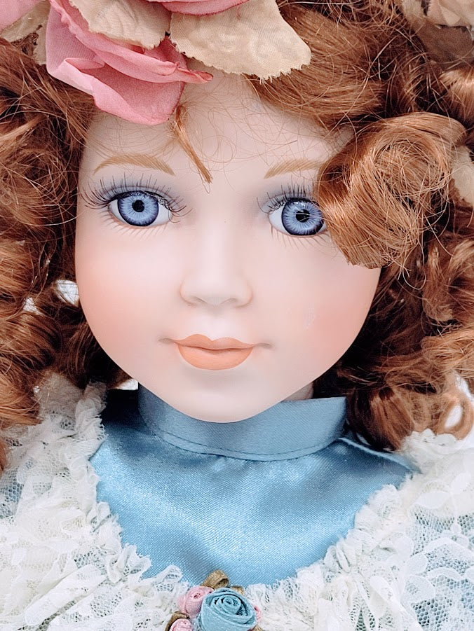 Leigh Haunted Doll ~  22" Porcelain Vessel ~ Paranormal ~ Otherworldly ~ Fairy-Like ~ Celtic Energies ~ Magick