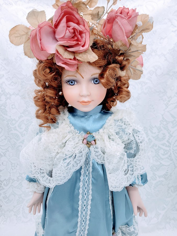 Leigh Haunted Doll ~  22" Porcelain Vessel ~ Paranormal ~ Otherworldly ~ Fairy-Like ~ Celtic Energies ~ Magick