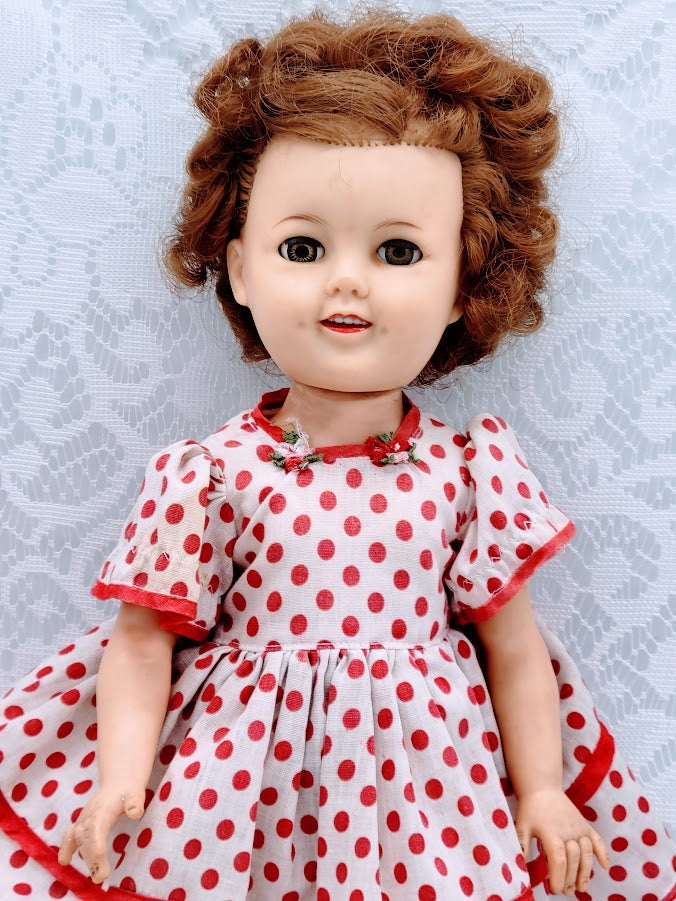 Judy Haunted Doll ~ 18" Antique Shirley Temple Rubber Jointed Doll ~ Paranormal ~ Protective ~ Intuitive ~ Knows EVERYTHING