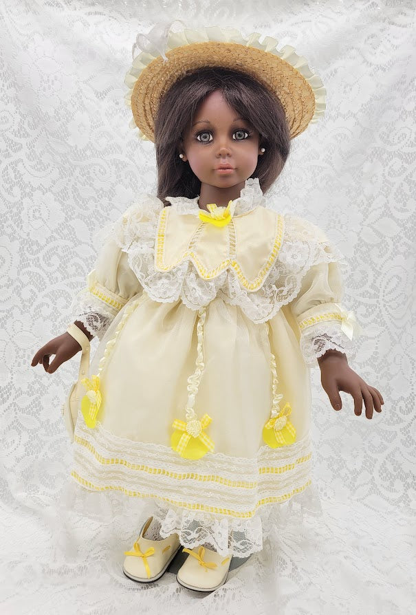 Reserved Jes 12/13 Samira Haunted Doll ~ 21" Vinyl African American Ethnic Vessel ~ Paranormal ~ Very Gifted ~ Hypnotising Eyes ~ Highly Active ~ Intuitive Soul