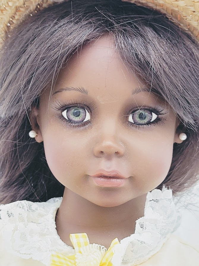 Reserved Jes 12/13 Samira Haunted Doll ~ 21" Vinyl African American Ethnic Vessel ~ Paranormal ~ Very Gifted ~ Hypnotising Eyes ~ Highly Active ~ Intuitive Soul