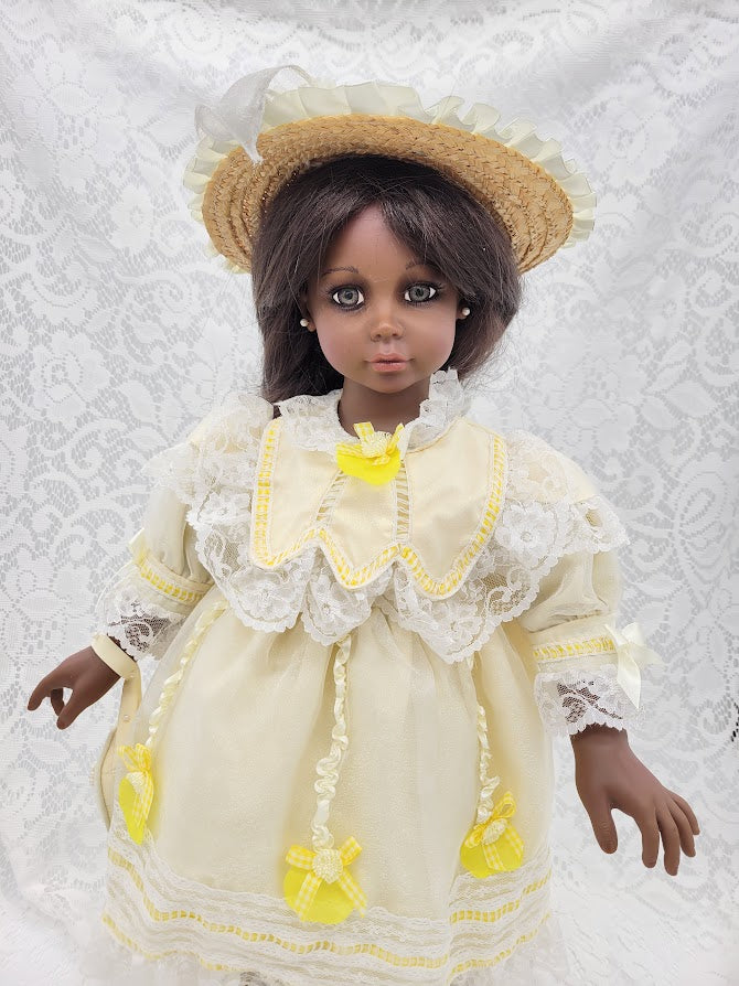 Reserved Jes 12/13 Samira Haunted Doll ~ 21" Vinyl African American Ethnic Vessel ~ Paranormal ~ Very Gifted ~ Hypnotising Eyes ~ Highly Active ~ Intuitive Soul