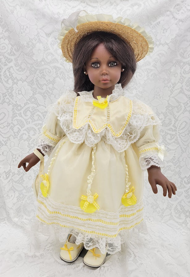 Reserved Jes 12/13 Samira Haunted Doll ~ 21" Vinyl African American Ethnic Vessel ~ Paranormal ~ Very Gifted ~ Hypnotising Eyes ~ Highly Active ~ Intuitive Soul