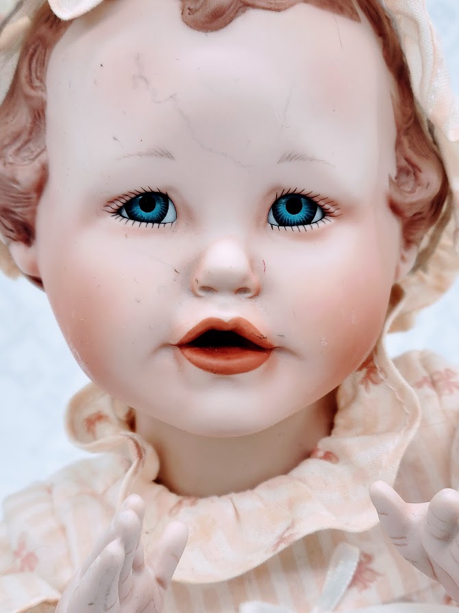 Opie (Ophelia) Haunted Doll ~ 15" Porcelain Toddler Vessel ~ Paranormal ~ Special Needs ~ Clingy ~ Seeks Family & Attention ~ Needs a Nurthering Caregiver