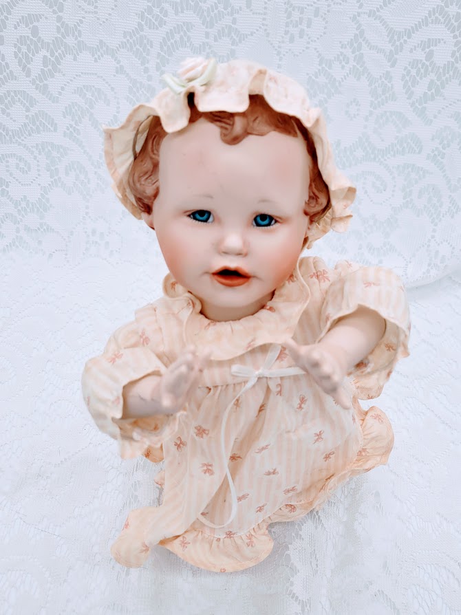 Opie (Ophelia) Haunted Doll ~ 15" Porcelain Toddler Vessel ~ Paranormal ~ Special Needs ~ Clingy ~ Seeks Family & Attention ~ Needs a Nurthering Caregiver