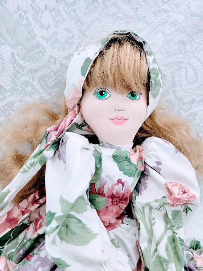 Billie Haunted Doll ~ 28" Handmade Cloth Boudoir Style Vessel ~ Paranormal ~ Mean B*tch ~ Strange and Unusual ~ Kind of Sad