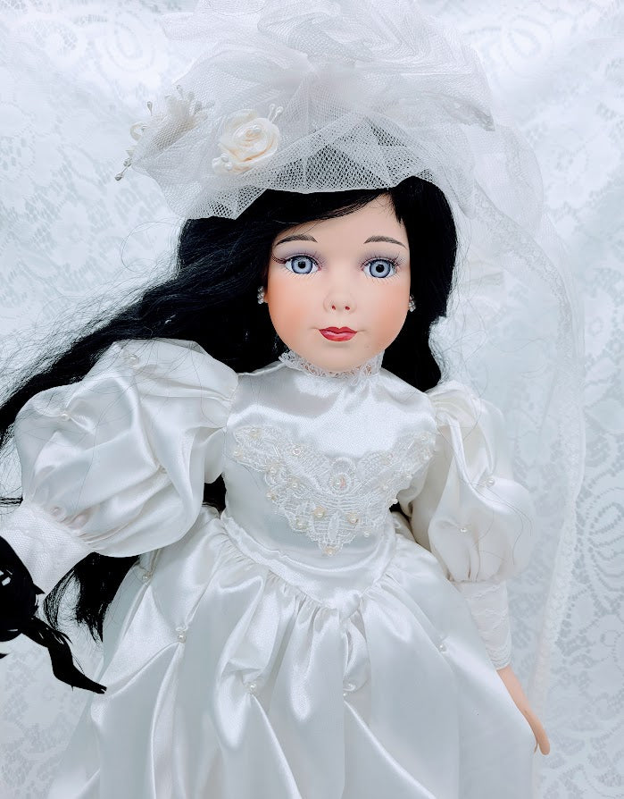 No Reserves Kaarina Haunted Doll ~ 24" OOAK Porcelain Winter Vessel ~ Paranormal ~ Meilikki ~ Tietäjä ~ Keijungainen ~ Animal Whisperer