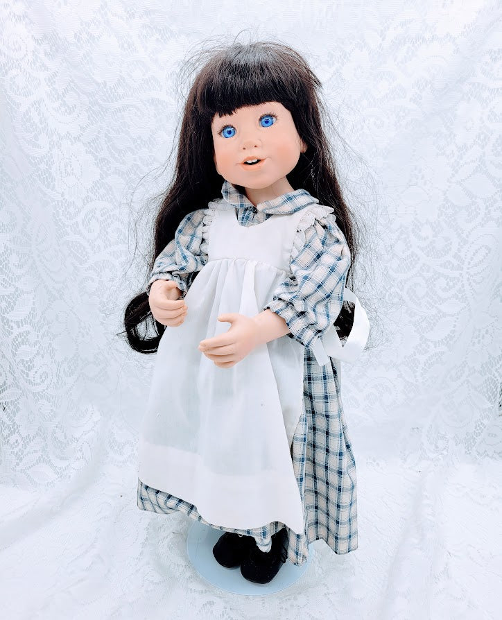 Hannah Haunted Doll ~ 22" Vinyl Jointed Prairie Vessel ~ Paranormal ~ Big Sister Energy ~ Midwestern ~ Farm Girl