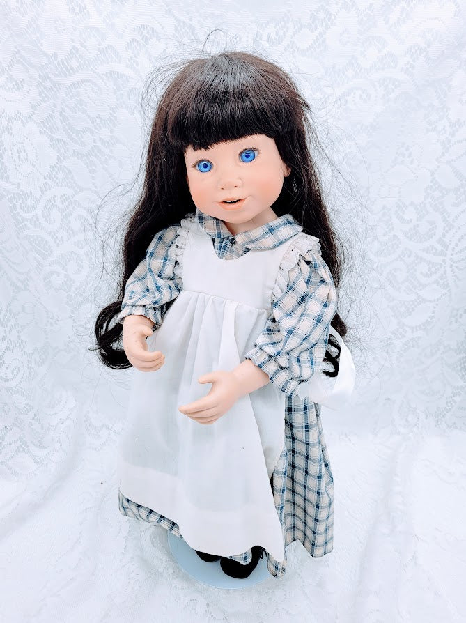 Hannah Haunted Doll ~ 22" Vinyl Jointed Prairie Vessel ~ Paranormal ~ Big Sister Energy ~ Midwestern ~ Farm Girl