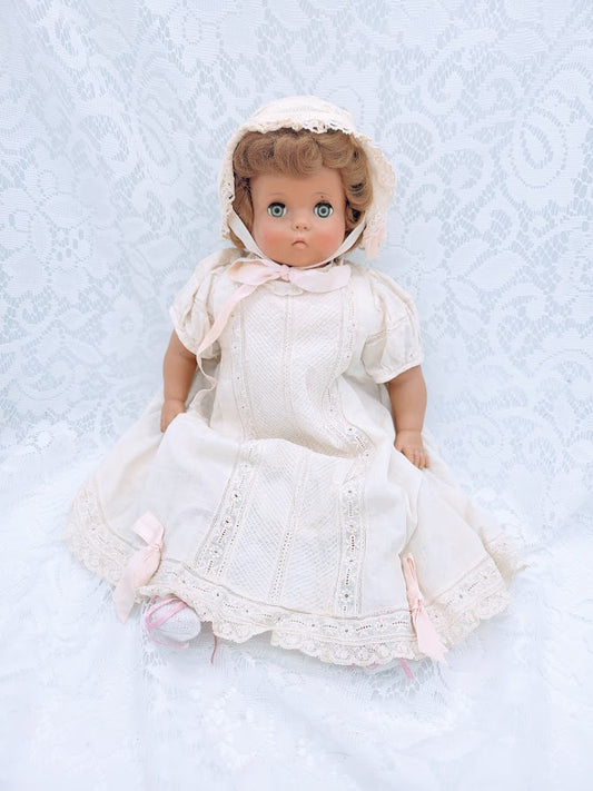 Sarah Haunted Doll ~ 18" Antique Rubber Mama Doll Vessel ~ Handmade Lace Antique Dress ~ Paranormal ~ Sweetheart ~ Child Spirit