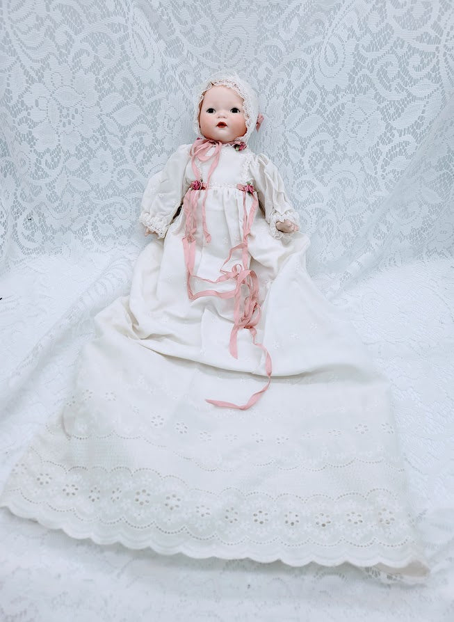 Gertie Haunted Doll ~ 16" Bisque Handmade Kestner Reproduction Century Baby Doll  ~ Paranormal ~ Abandoned Baby ~ Hates COLD ~ Needs Toys and Other Kids