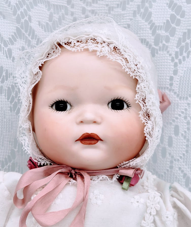 Gertie Haunted Doll ~ 16" Bisque Handmade Kestner Reproduction Century Baby Doll  ~ Paranormal ~ Abandoned Baby ~ Hates COLD ~ Needs Toys and Other Kids