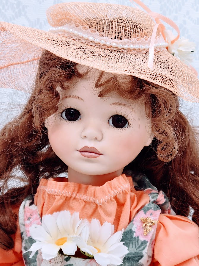 Jasmine Haunted Doll ~ 17" Handmade FULL BODY Bisque Vessel ~ Paranormal ~ Older Child Spirit ~ Indigo Child ~ Psychic ~ Georgia Coven