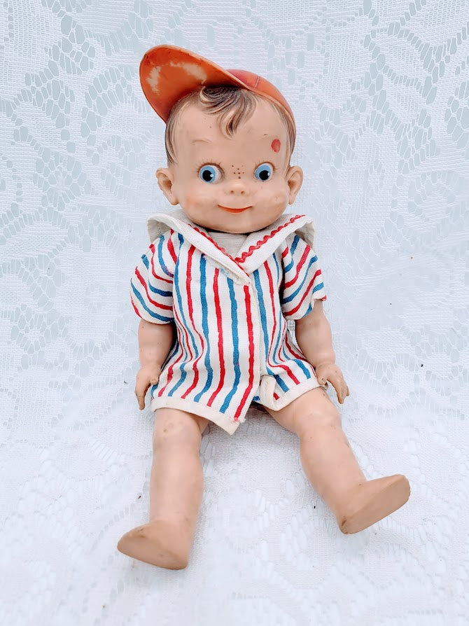 Billy Haunted Doll ~ 10" Antique Rubber Babe Ruth Vessel ~ Paranormal ~ Creepy Energy ~ HIGHY ACTIVE