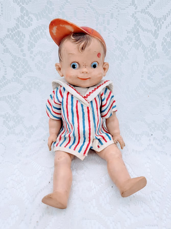 Billy Haunted Doll ~ 10" Antique Rubber Babe Ruth Vessel ~ Paranormal ~ Creepy Energy ~ HIGHY ACTIVE