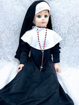 Sister Johanna ~ 28" Plastic Walking Doll Vessel ~ Paranormal ~ Disgraced ~ Kind of Dark ~ Buried Facedown at Littlemore in England