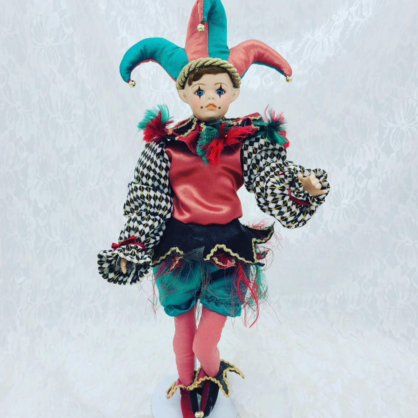 No Reserves Fritz Haunted Doll ~ 15" Jester Boy Male Vessel ~ Paranormal ~ Kobold Spirit ~ House Protection ~ Pranks ~ Good Vibes