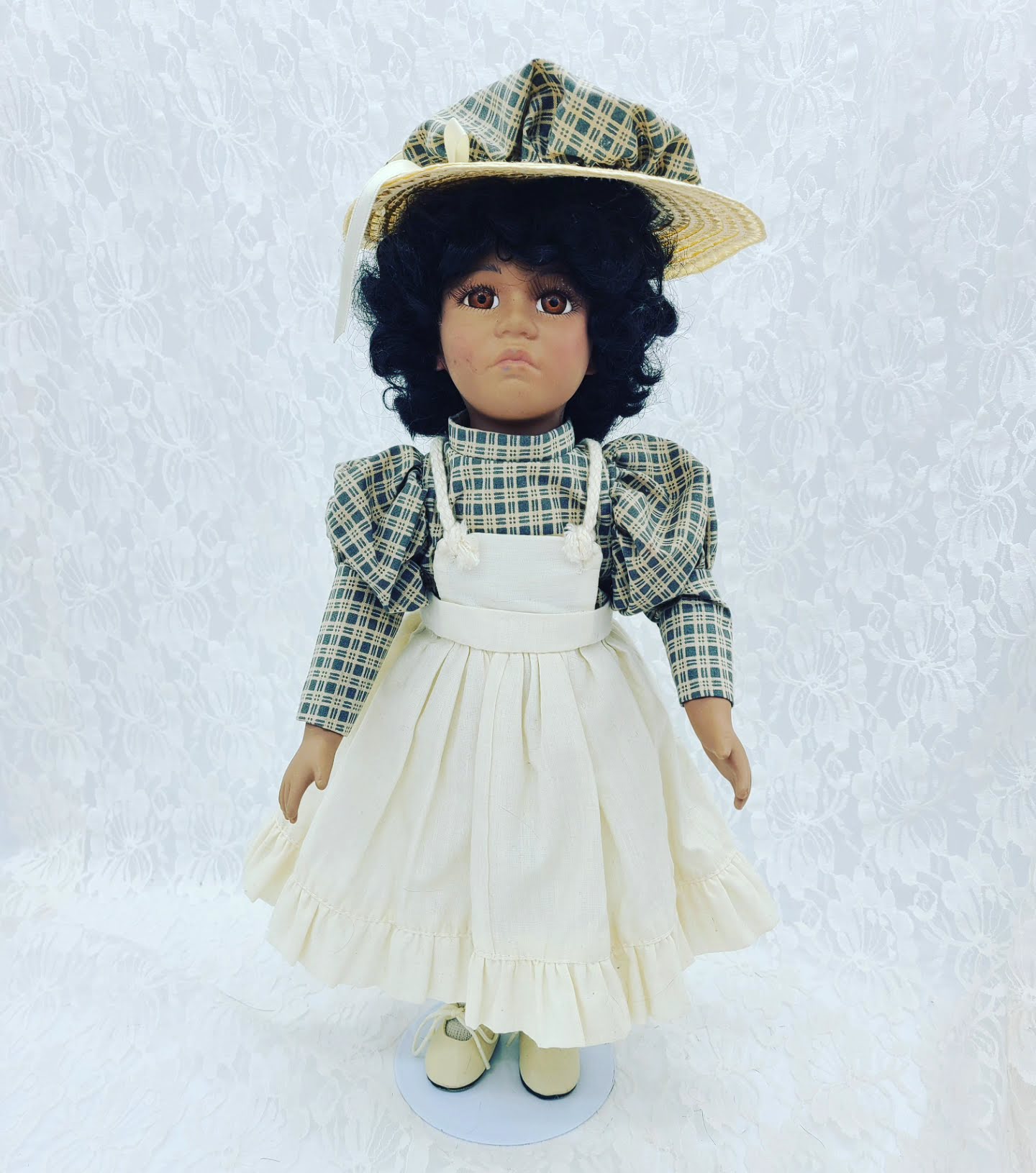 Tamar Haunted Doll ~ 17" African American Girl Vessel ~ Paranormal ~ Died in 1872 ~ OLD SOUL ~ Lived During the Reconstruction ~ Super Positive ~ Energy Generator