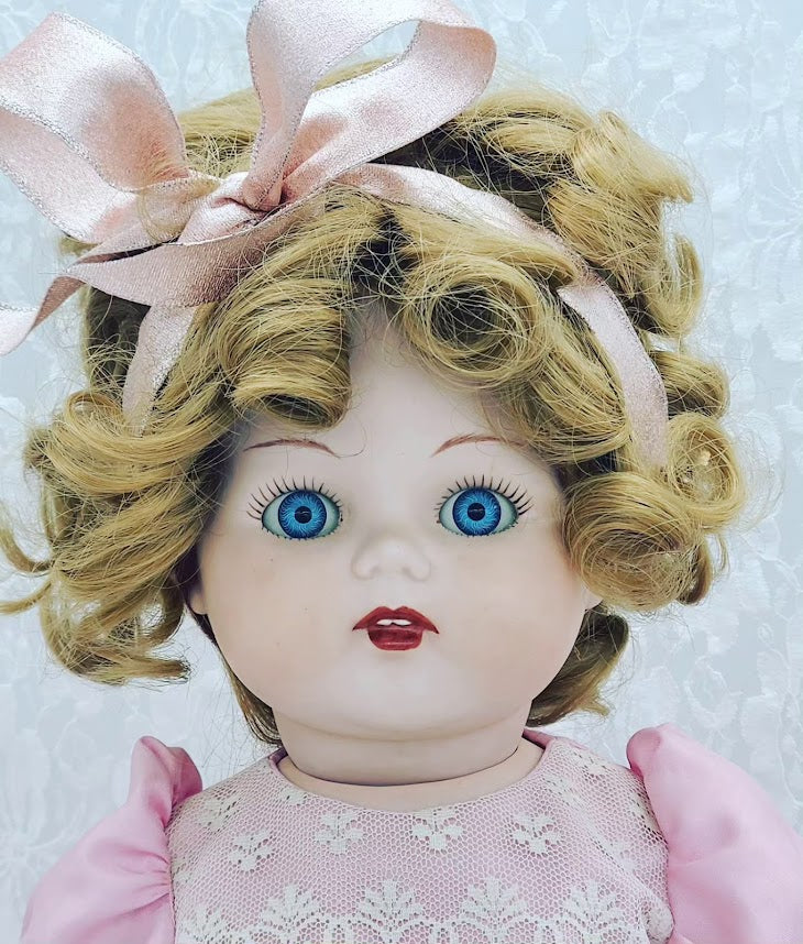 Angela Haunted Doll ~ 18" OOAK Porcelain Handmade Bisque Vessel ~ Paranormal ~ Very Friendly ~ Older Than She Looks ~ Mischievious