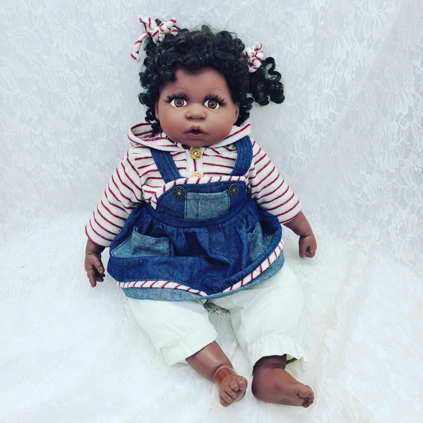 Danya Haunted Doll ~ 23" African American Vinyl Toddler Vessel ~ Paranormal ~ Sweet Girl ~ Thinks She's Bigger Than She Is ~ Wannabe Big Sister