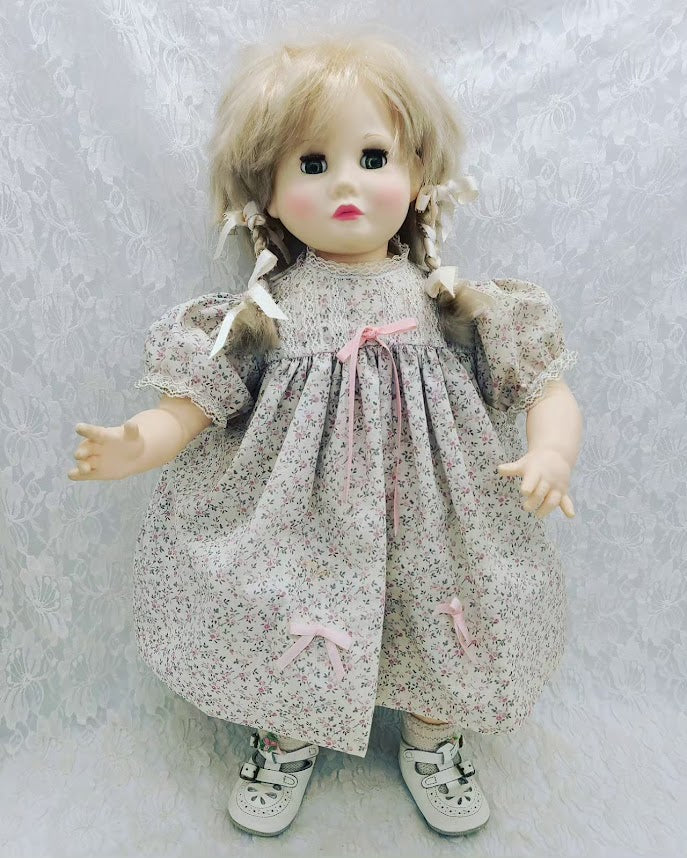 Reserved Tianna 7/10 Heather Haunted Doll ~ 24" Vintage Madame Alexander Vinyl Toddler Doll ~ Paranormal ~ Child Spirit ~ Kind of a Weird Kid ~ Physically Active ~ Loud