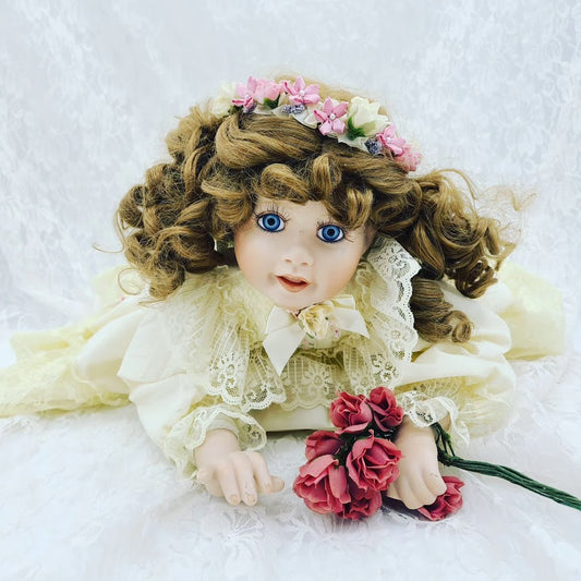 SALE! Felicity Haunted Doll ~ 17" Victorian Tummy Crawling Girl Vessel ~ Paranormal ~ Child Spirit ~ Human Child ~ Guardian Energies ~ Fae-Like