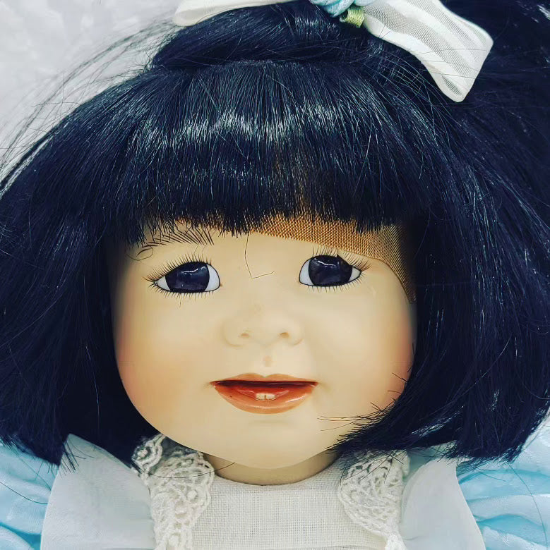Lanying Haunted Doll ~ 18" Sitting Porcelain Asian Toddler ~ Angelic ~ Sweet ~ Good Energy