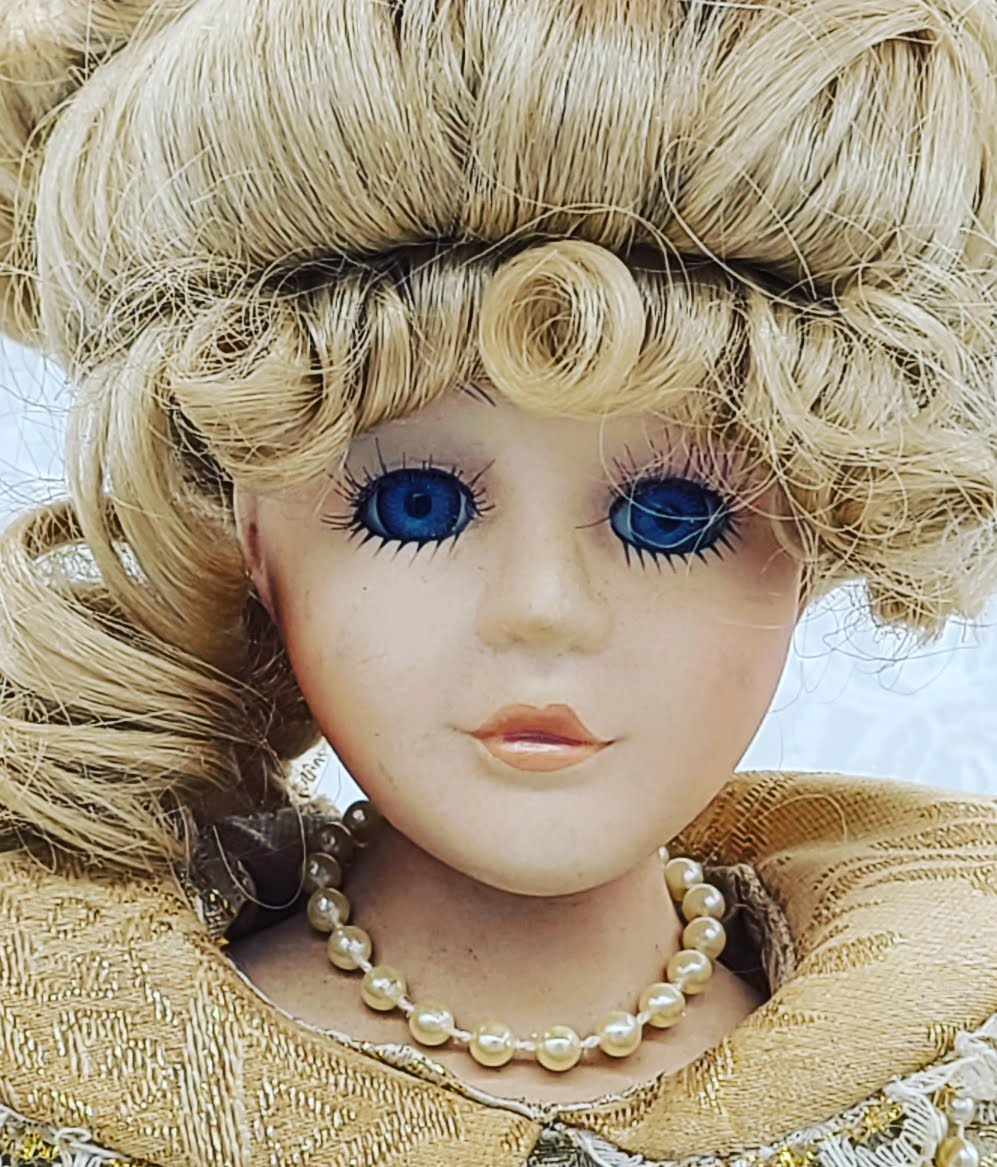 Reserved Rebecca B 10/5 Editka Haunted Doll ~ 19" Victorian Porcelain Woman ~ Paranormal ~ Spirit Guide ~ Strong Psychic ~ Dreams ~ Astral ~ Witchy