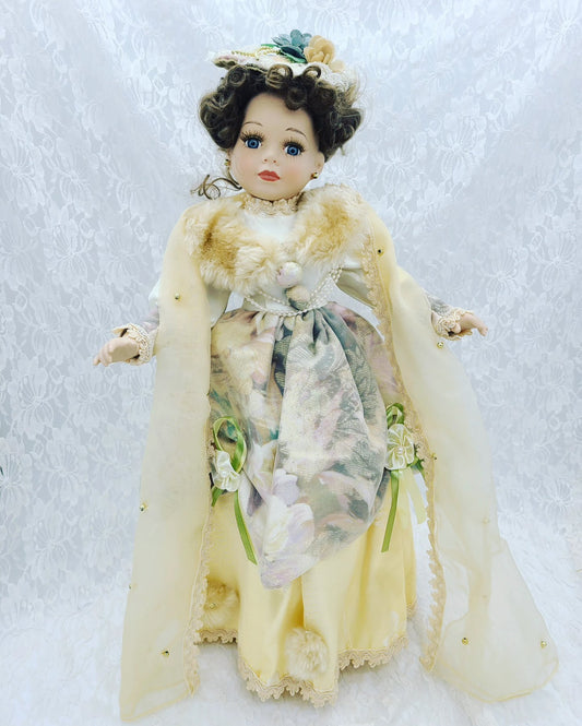 Audra Haunted Doll ~ 21" Victorian Porcelain Doll Vessel ~ Paranormal ~ Old Hollywood ~ Society Wife ~ Fixer Vibes ~ Boojee