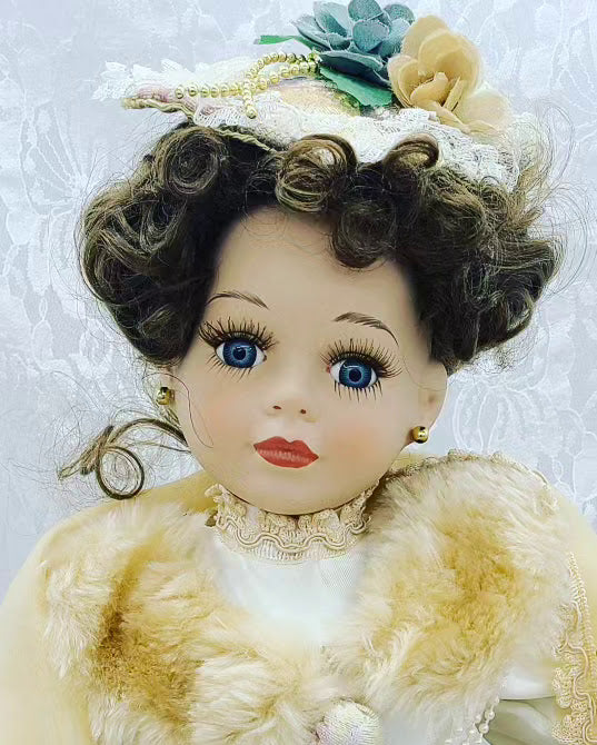 Audra Haunted Doll ~ 21" Victorian Porcelain Doll Vessel ~ Paranormal ~ Old Hollywood ~ Society Wife ~ Fixer Vibes ~ Boojee