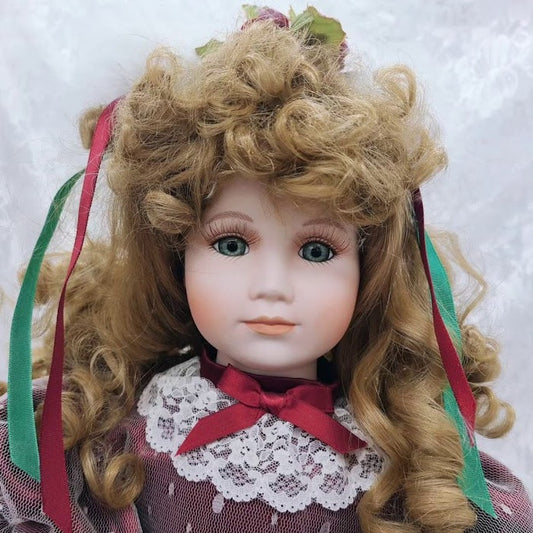 Emma Haunted Doll ~ 19" Victorian Christmas Vessel ~ Paranormal ~ Motherly Energy ~ Guardian Spirit ~ Mental Health Healing