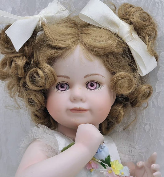 NO Reserves Casey Haunted Doll ~ 19" Signed Artist Made Bisque Vessel ~ Paranrmal ~ Child Spirit ~ Trauma ~ Mommy Issues