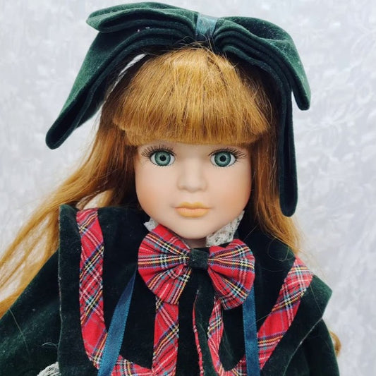 Grainne Haunted Doll ~  18" Vintage Celtic Porcelain Vessel ~ Paranormal ~ Herbs and Healing ~ Clairsentient ~ Opens the Mind