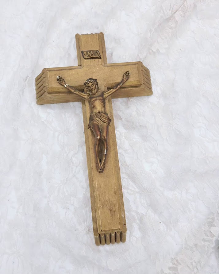 Antique Crucifix Death Rite Kit ~ Bad Juju ~ Original Contents: Candles, Holy Water, and Prayer Papers ~ Must Read