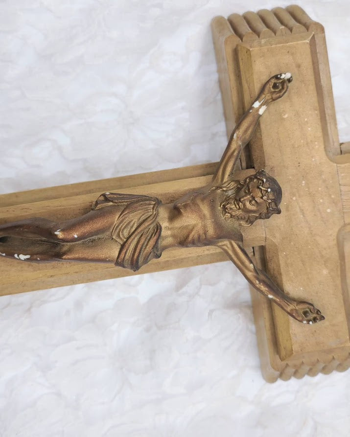 Antique Crucifix Death Rite Kit ~ Bad Juju ~ Original Contents: Candles, Holy Water, and Prayer Papers ~ Must Read