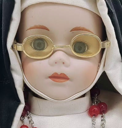 Sister Ildebranda ~ 17" Porcelain Nun Doll ~ Paranormal ~ Strange Woman ~ Lurid Past ~ Seeking Icons